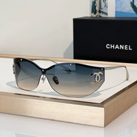 CHANEL 9582 EXCLUSIVE SHIELD Sunglasses Eyewear  🖤