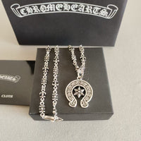 Chrome Hearts Style Fleur de Lis Necklace –925 Silver Stainless Steel ⚜️