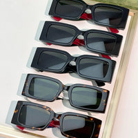 Gucci 1860S Logo-Print Rectangular Sunglasses ✨