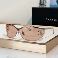 CHANEL 9582 EXCLUSIVE SHIELD Sunglasses Eyewear  🖤
