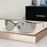 CHANEL 9582 EXCLUSIVE SHIELD Sunglasses Eyewear  🖤