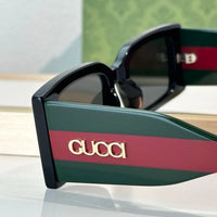 Gucci 1860S Logo-Print Rectangular Sunglasses ✨
