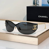 CHANEL 9582 EXCLUSIVE SHIELD Sunglasses Eyewear  🖤