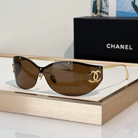 CHANEL 9582 EXCLUSIVE SHIELD Sunglasses Eyewear  🖤