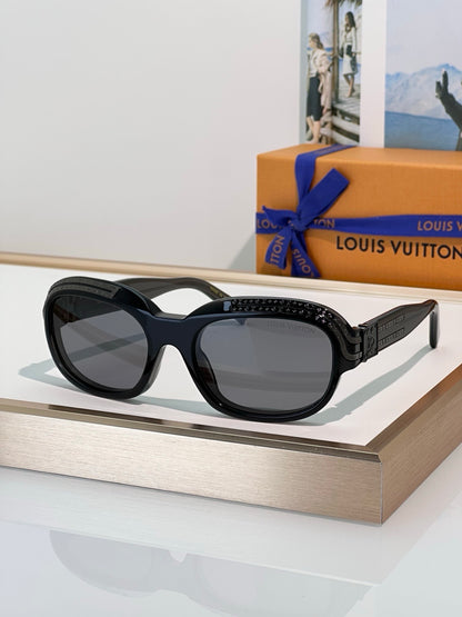 Louis Vuitton Z2721U 1.0 Millionaires Oval Sunglasses✨ - onlinechics.com