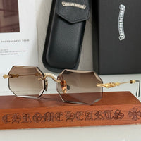 CHROME HEARTS PILLS V Floral Temple Rimless Photochromic Glasses ⚜️