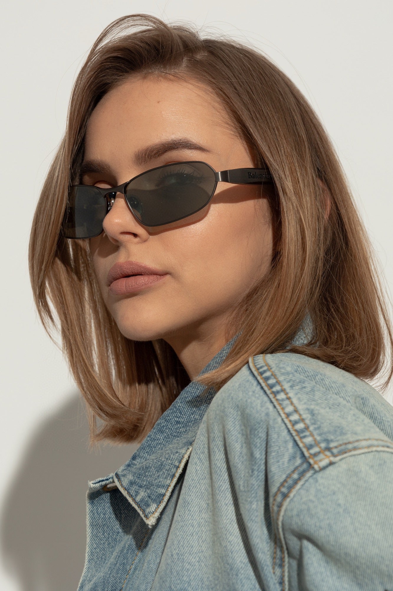 BALENCIAGA BB0355S - André Unisex Sunglasses  🖤