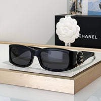 CHANEL 6030S  Rectangular Vintage Sunglasses Chanel Eyewear  🖤