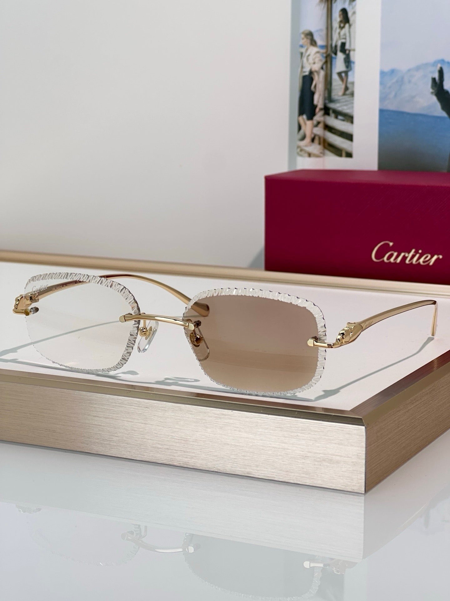 Cartier CLASSIC C DE  Motif Photochromic - Panthere CT0832 Sunglasses 🐆 - onlinechics.com