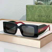 Gucci 1860S Logo-Print Rectangular Sunglasses ✨
