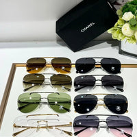 CHANEL 4285T  Aviator Pilot Women's Titanium Sunglasses  ✨$910