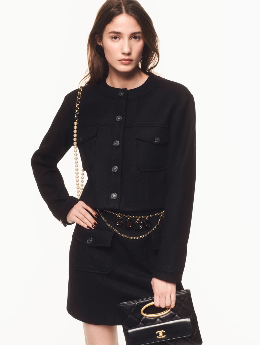 CHANEL LOOK 18 CLUTCH NEW Collection 24 Fall-Winter✨ - onlinechics.com