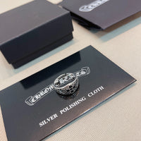 Chrome Hearts Style Gothic Signet Ring – 925 Silver Stainless Steel ⚜️
