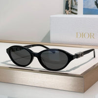 DIOR CD DiorTreasure R1I Black Oval Sunglasses ✨