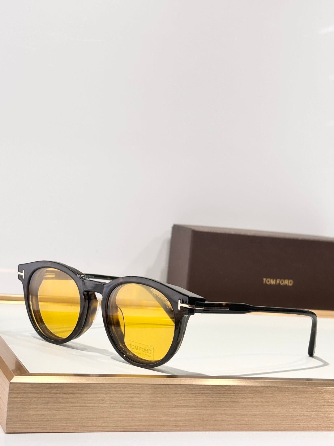 TOM FORD 5823-H 001 50  Blue Light Eyewear & Magnetic Clip-On Sunglasses  🔱
