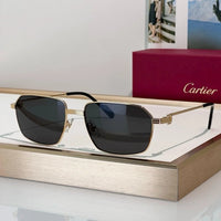 Cartier CT0445O 001 Première de Cartier Rectangle Shape Sunglasses NEW 🐆