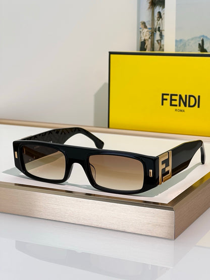 FENDI FF  Squared FE40587 Sunglasses✨ - onlinechics.com