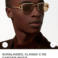 '-  Cartier CLASSIC C DE CARTIER MOTIF CT0799 Sunglasses-Photochromic Glasses 🐆