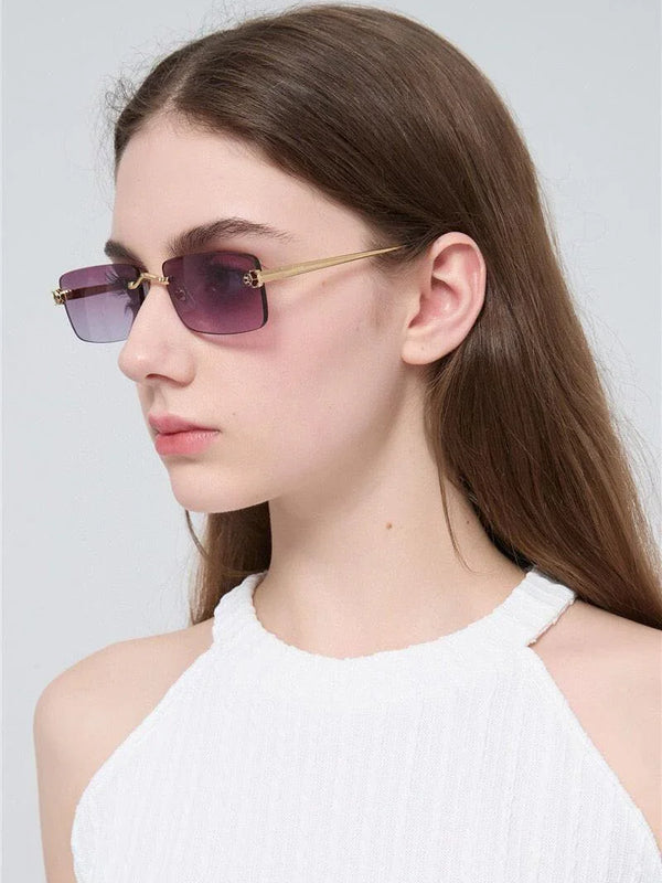 '- Cartier CT0598S 001 Première de Cartier Rectangle Shape Sunglasses NEW 🐆