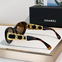 CHANEL 9182 EXCLUSIVE  OVAL  SUNGLASSES - Chanel Eyewear  🖤