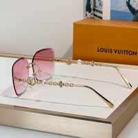 Louis Vuitton Z3407U LV Jewel Pearl Square Sunglasses ✨