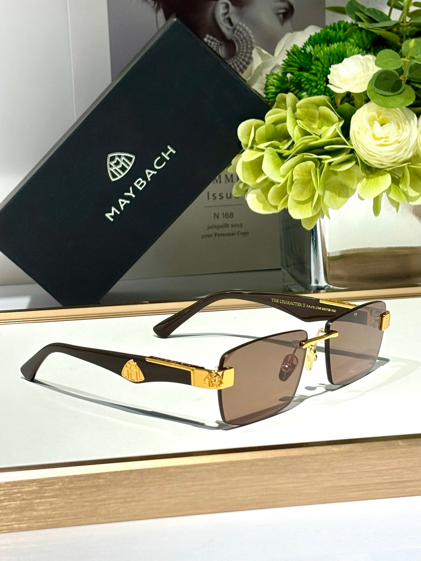 MAYBACH The CHARACTER II  Unisex Sunglasses Mirror Zeiss Lenses 👑