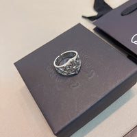 Chrome Hearts Style Gothic Signet Ring – 925 Silver Stainless Steel ⚜️