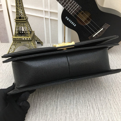 CHANEL Jumbo Large Chanel Gold Le Boy Flap Bag Quilted Lambskin ✨ - onlinechics.com