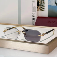 Gucci GG1221S Rimless  Unisex Sunglasses ✨