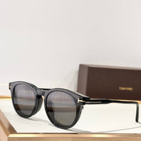 TOM FORD 5823-H 001 50  Blue Light Eyewear & Magnetic Clip-On Sunglasses  🔱