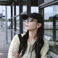 DIOR CD DiorTreasure R1I Black Oval Sunglasses ✨