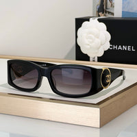 CHANEL 6030S  Rectangular Vintage Sunglasses Chanel Eyewear  🖤