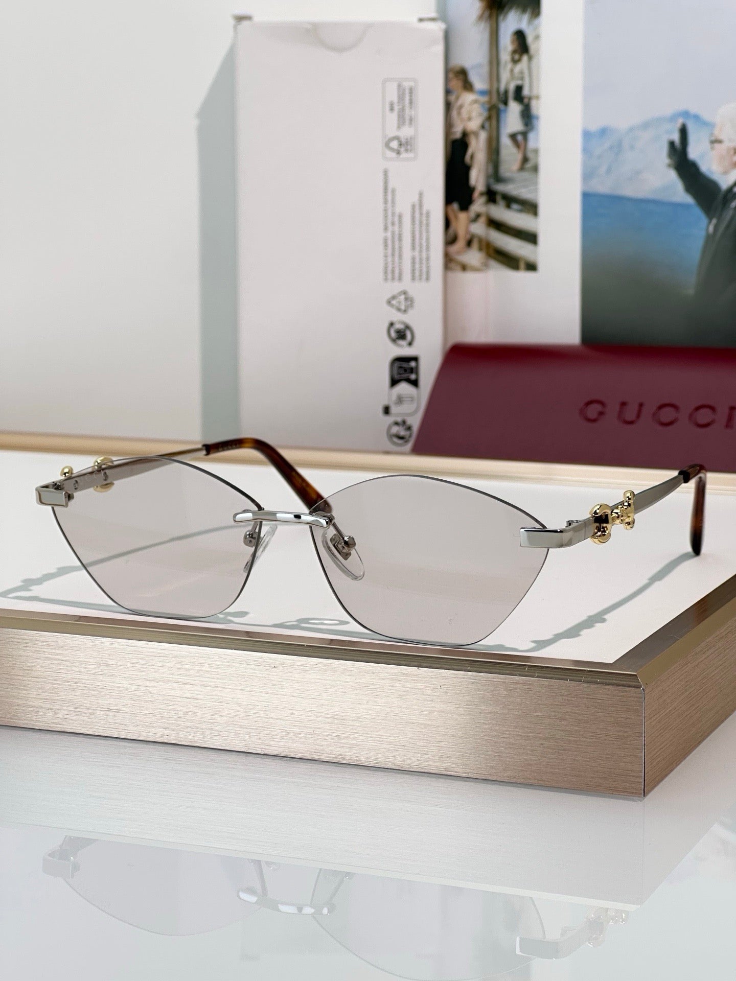 Gucci GG 8012 Cat eye frame Sunglasses &Glasses ✨ - onlinechics.com