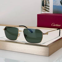 Cartier CT0445O 001 Première de Cartier Rectangle Shape Sunglasses NEW 🐆