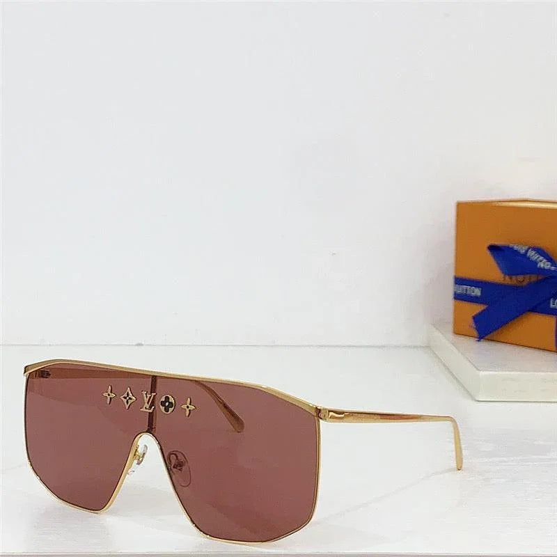 Louis Vuitton ゴールド サングラス Louis Vuitton Z1717U LV Golden Mask Sunglasses ✨ — onlinechics