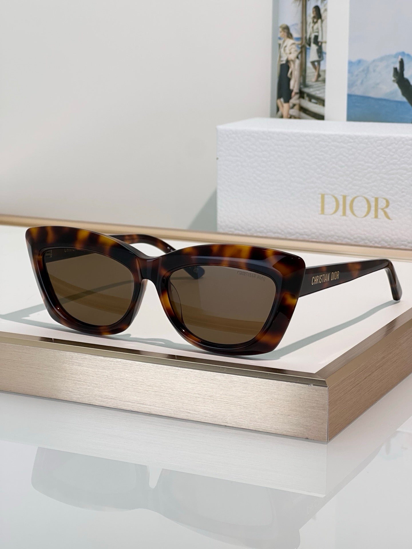 DIOR CD DiorMidnight B3I Black Butterfly Sunglasses ✨ - onlinechics.com