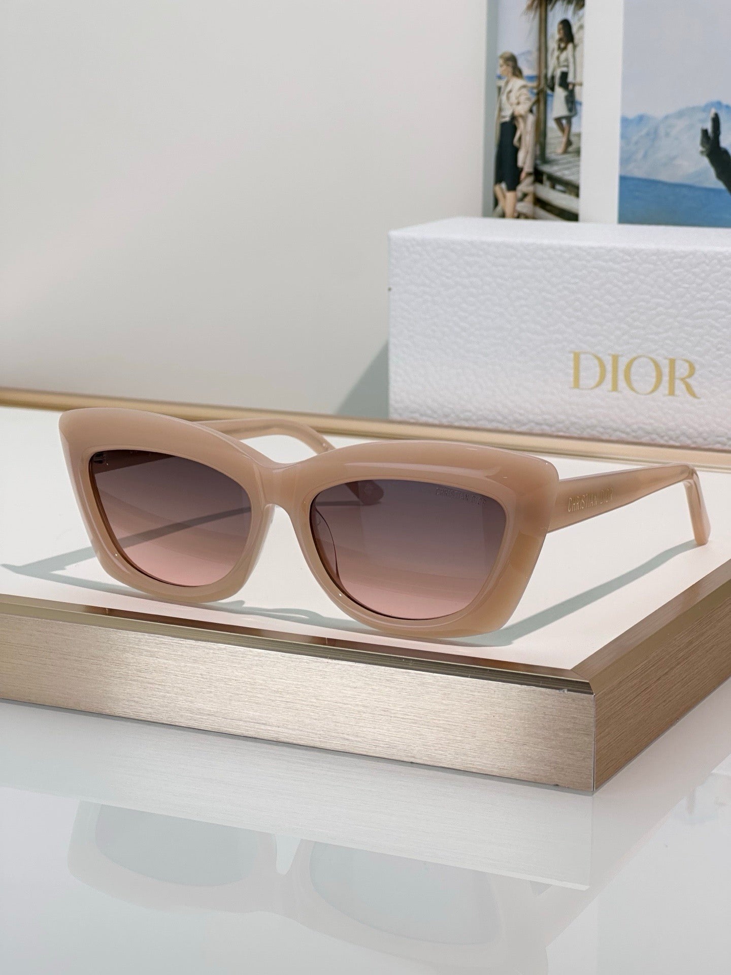 DIOR CD DiorMidnight B3I Black Butterfly Sunglasses ✨ - onlinechics.com