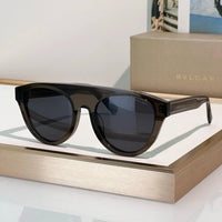 BVLGARI 40054 Bulgari Black Aviator  Sunglasses ✨