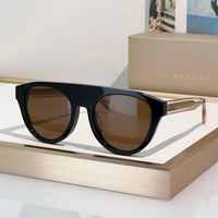 BVLGARI 40054 Bulgari Black Aviator  Sunglasses ✨