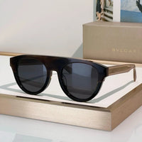 BVLGARI 40054 Bulgari Black Aviator  Sunglasses ✨