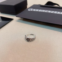 Chrome Hearts Style Gothic Signet Ring – 925 Silver Stainless Steel ⚜️
