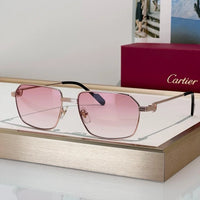 Cartier CT0445O 001 Première de Cartier Rectangle Shape Sunglasses NEW 🐆