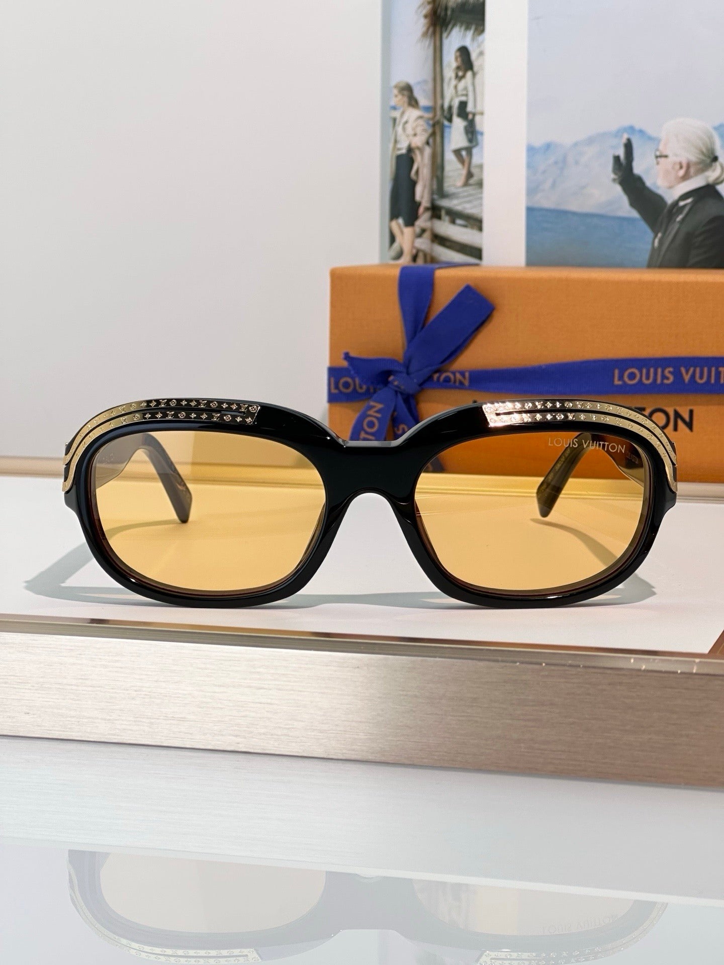 Louis Vuitton Z2721U 1.0 Millionaires Oval Sunglasses✨ - onlinechics.com