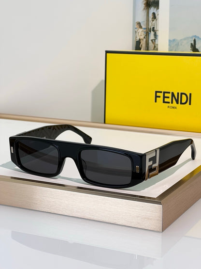 FENDI FF  Squared FE40587 Sunglasses✨ - onlinechics.com