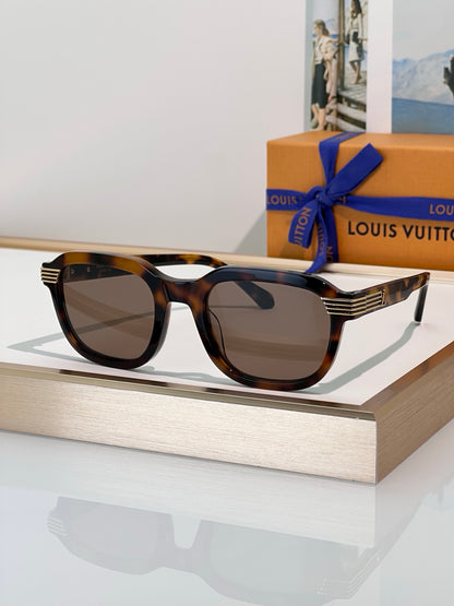 - Louis Vuitton Z2889U New LV Slide Square Round Sunglasses  ✨ - onlinechics.com