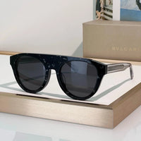 BVLGARI 40054 Bulgari Black Aviator  Sunglasses ✨