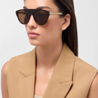 BVLGARI 40054 Bulgari Black Aviator  Sunglasses ✨