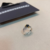 Chrome Hearts Style Gothic Signet Ring – 925 Silver Stainless Steel ⚜️