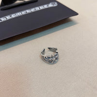 Chrome Hearts Style Gothic Signet Ring – 925 Silver Stainless Steel ⚜️