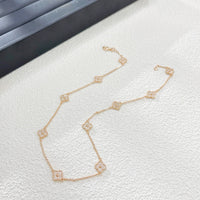 Van Cleef Style Alhambra Clover Necklace –  18K Gold Plated Women's Jewelry✨